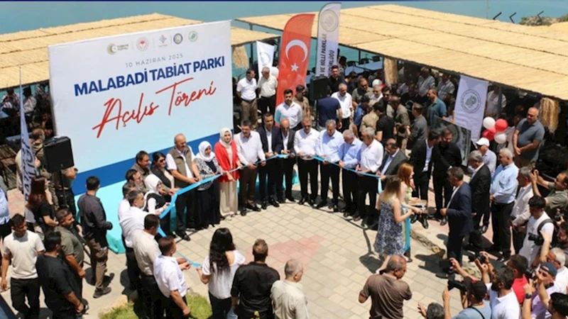 Malabadi’de 960 dönümlük tabiat parkı hizmete açıldı