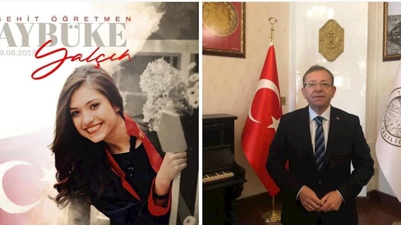 Kars Valisi Ziya Polat, Şehit Öğretmen Şenay Aybüke Yalçın’ı rahmet ve saygıyla andı