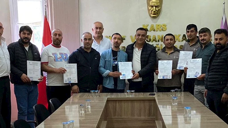 Kars’ta Meslek Belgesi seferberliği devam ediyor