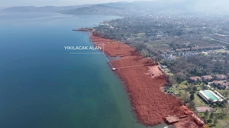 Sapanca Gölü Kıyısındaki Kaçak Yapılar Yıkılacak