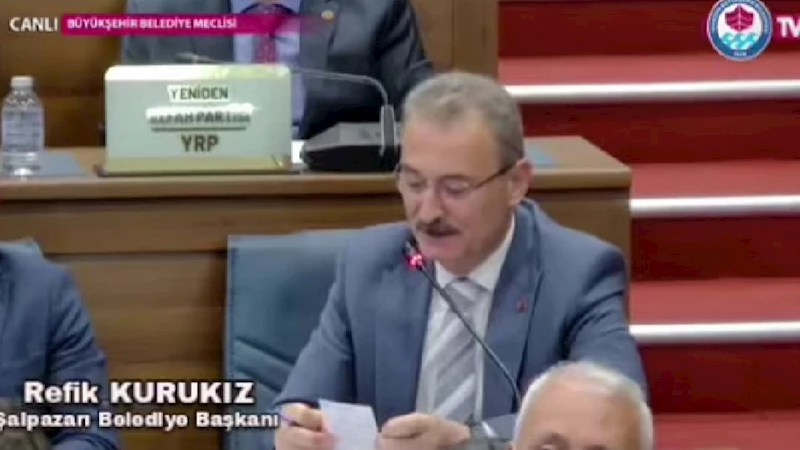 Başkan Refik Kurukız, Haziran ayı Büyükşehir Meclis Toplantısı