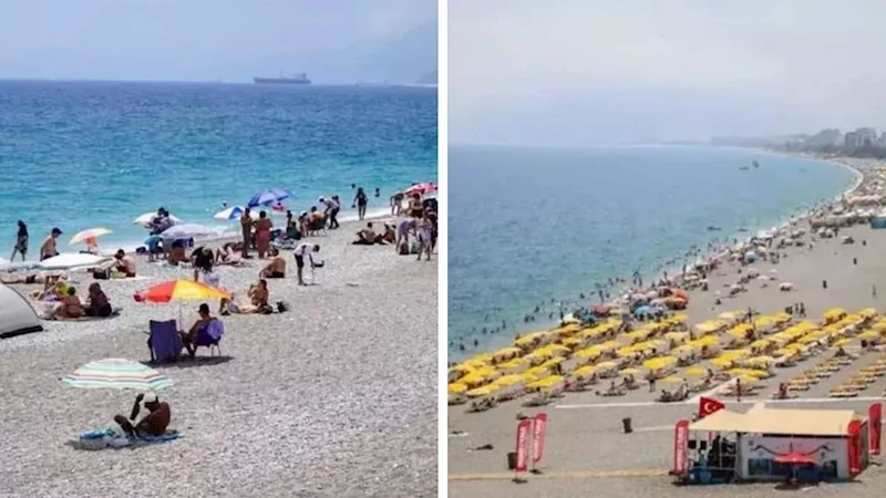 YKS sonrası Antalya sahilleri doldu taştı