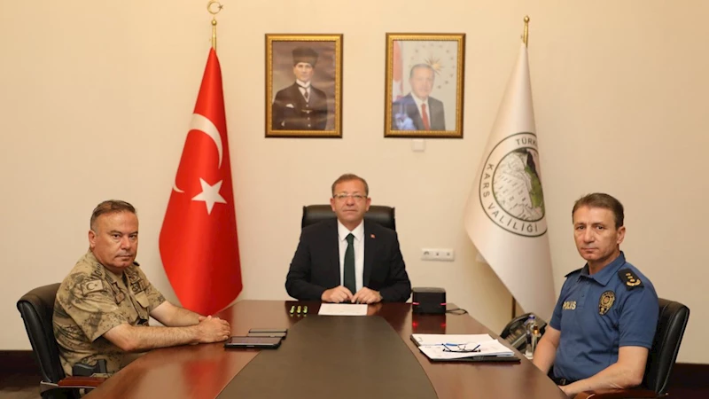 Kars Valisi Ziya Polat, Asayiş ve Güvenlik Toplantısı