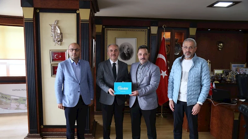 TİMBİR ve BHA heyetinden Rize Belediye Başkanı Metin’e ziyaret