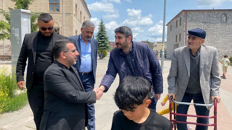 AK Parti Kars Milletvekili Adem Çalkın’dan vatandaşlara bayram ziyareti