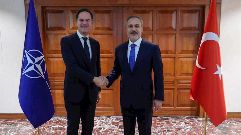 Bakan Fidan, NATO Genel Sekreteri Rutte ile görüştü