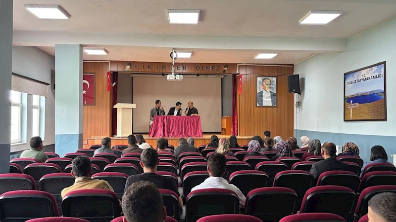 Susuz Kaymakamı Muhammed Emin Tutal, İUP personeliyle bir araya geldi