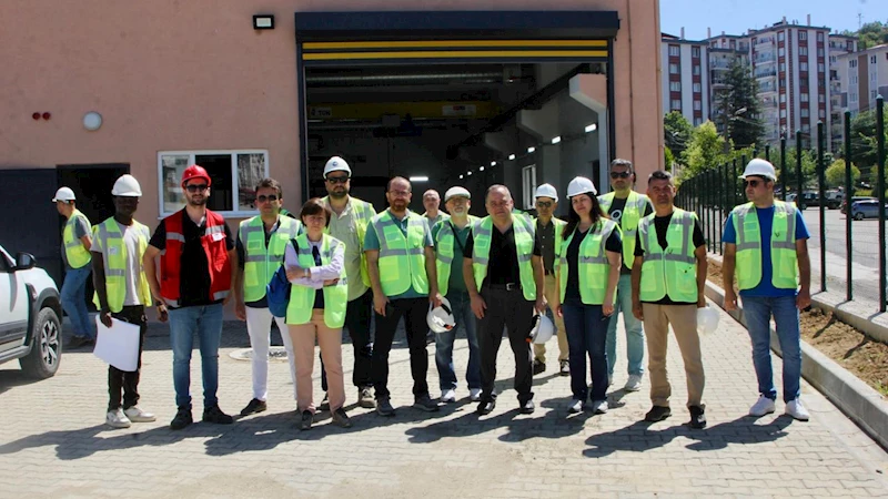 Atık su tesisi için bakanlık temsilcileri Giresun