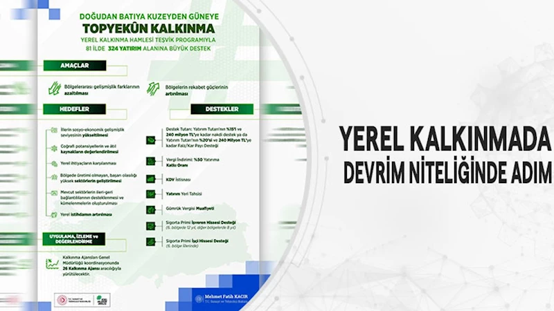 Yerel Kalkınmada Devrim Gibi Adım