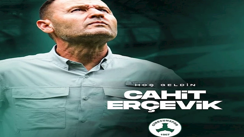 Giresunspor Teknik Direktörü Cahit Erçevik oldu