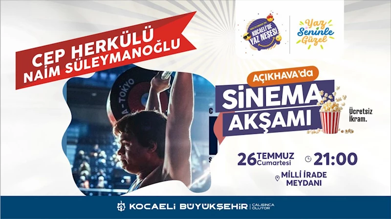 Açık havada sinema keyfi başlıyor