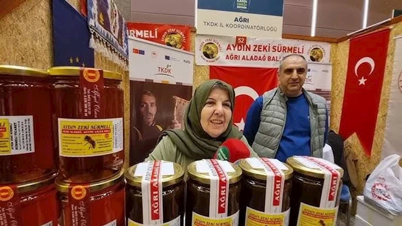 Ağrı’nın ilk kadın bal üreticisi hasadını başarıyla tamamladı