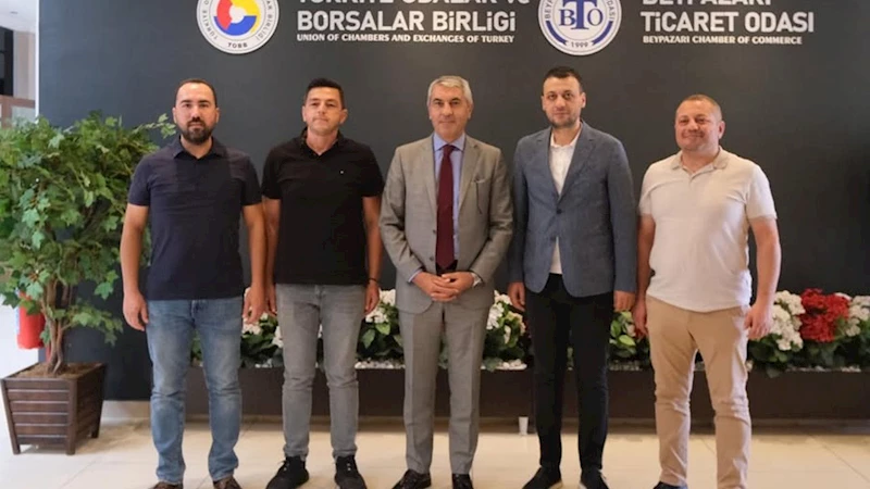 Beypazarı Kaymakamı Ünal Coşkun, Ticaret Odası’nı ziyaret etti