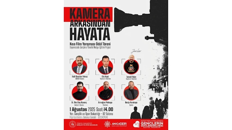 “Kamera Arkasından Hayata”: Gençler depremi sanatla anlattı