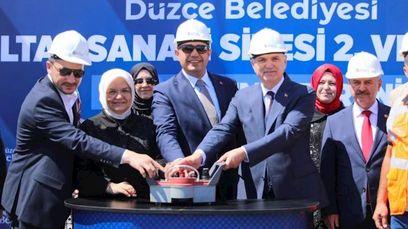 Düzce’de BELTAŞ Sanayi Sitesi”nin 2. ve 3. etap temeli atıldı