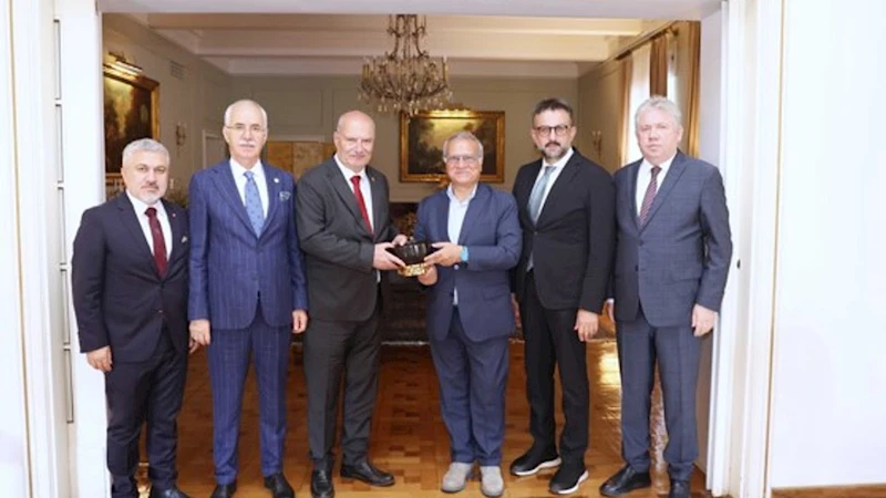 ATO Başkanı Baran ve heyetinden İtalya Büyükelçisi Marrapodi