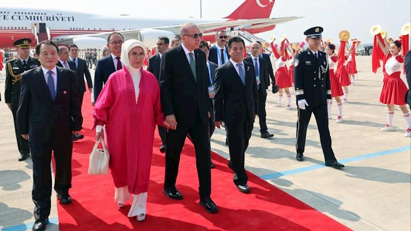 Cumhurbaşkanı Erdoğan, ŞİÖ Zirvesi için Çin