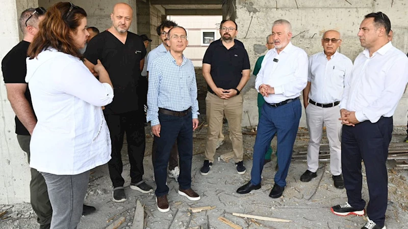Rektör Saltan: Bu binayı gördükçe heyecanlanıyoruz