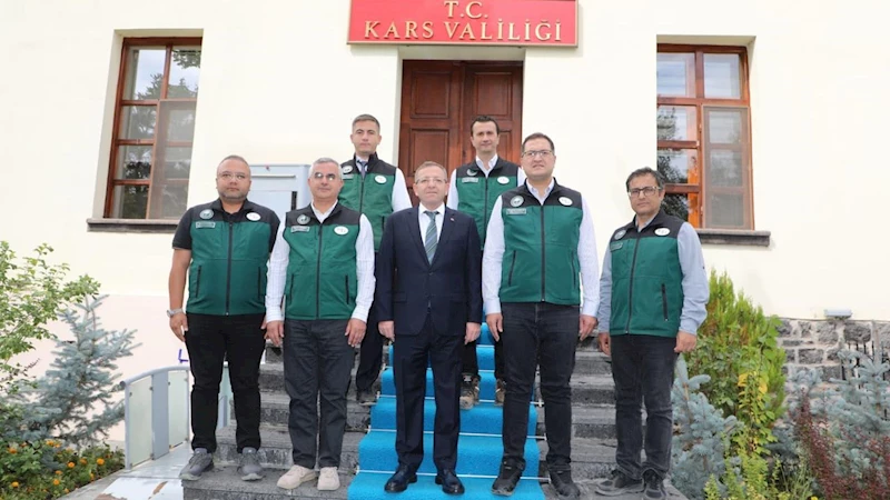 Kars Valisi Ziya Polat, DSİ Heyetini Kabul Etti