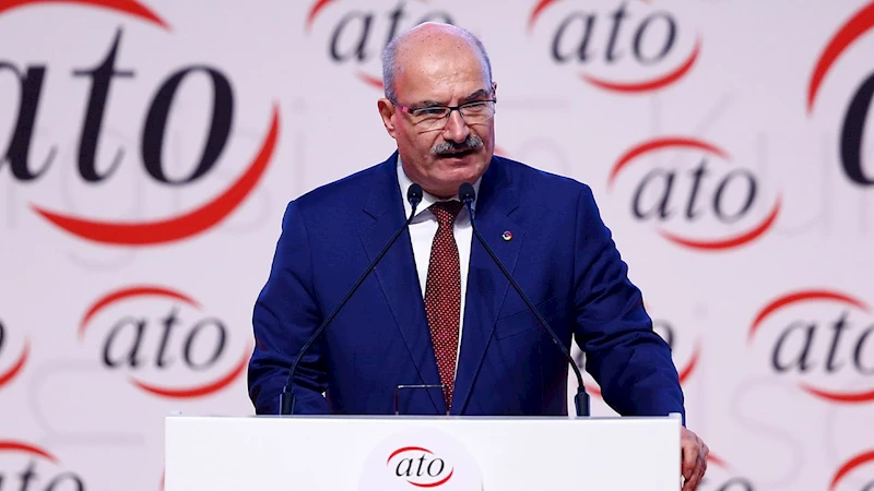 ATO Başkanı Baran, Türkiye ekonomisinin üç yıllık yol haritasını değerlendirdi